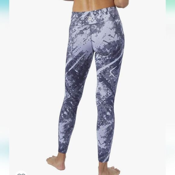 Reebok Combat Jacquard Lux Bold Compression Athletic Pants sz XL - Picture 3 of 16